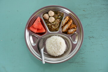Thai daily school lunch
