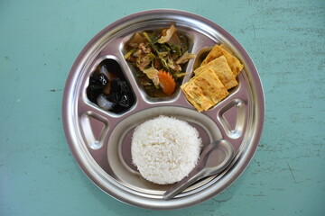 Thai daily school lunch