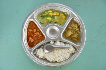 Thai daily school lunch