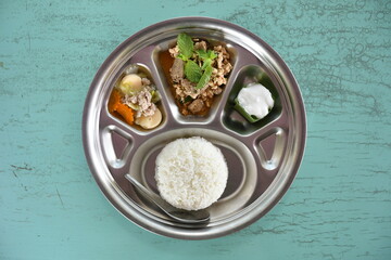 Thai daily school lunch