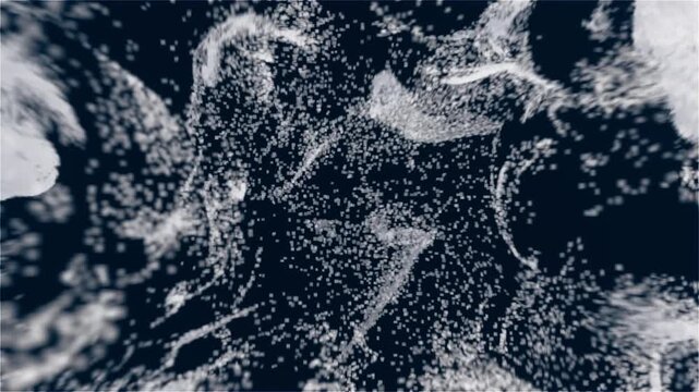 4K cinematic winter transition featuring a wall of frosty snow and ice shattering from the center outwards. Ideal for striking logo reveals, seasonal promotions, Christmas and New Year's Eve videos.