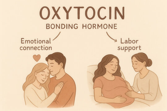 Oxytocin is vital bonding hormone that fosters emotional connection and provides essential labor support during childbirth. This hormone plays crucial role strengthening relationships