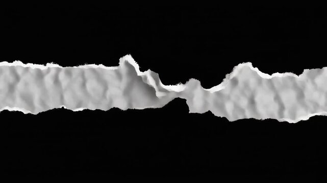 Textured Fabric Stop-Motion Landscape Artistic Black and White Design