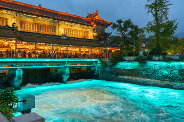 The Dujiangyan irrigation system consists of two major bridges, the Nanqiao Bridge and the Langqiao...