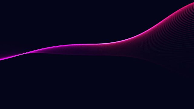 purple background with waves animation