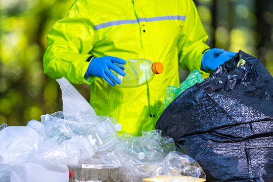 Volunteer and pollution concept. Plastic waste concept. Eco waste. Pollution control. Green actions protect ecology. Recycle pollution concept. Environment concept. Clean Earth. Stop pollution.