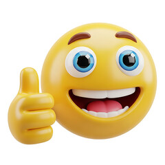 Emoji giving a thumbs up