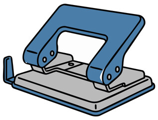 hole puncher isolated white background