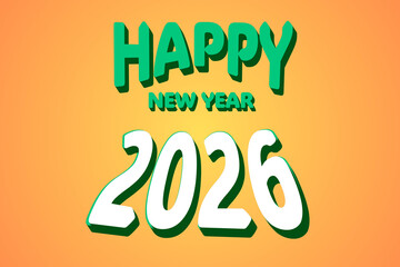 Shining white lights with a soft glow and elegant 2026 message. Simple and classy for any new year project.