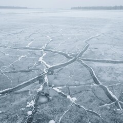 얼음호수_겨울풍경_결빙자연