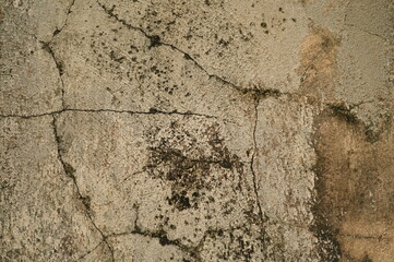 Fototapeta premium Weathered Wall Surface With Crack