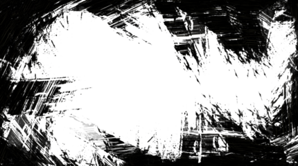 Black Grunge Scratch Abstract Background Template