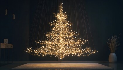Christmas Tree of Lights Modern Holiday Decoration for Festive Season