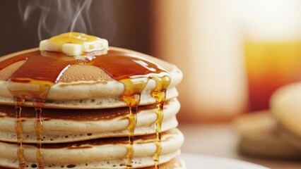 Pancake Stack Illustration
