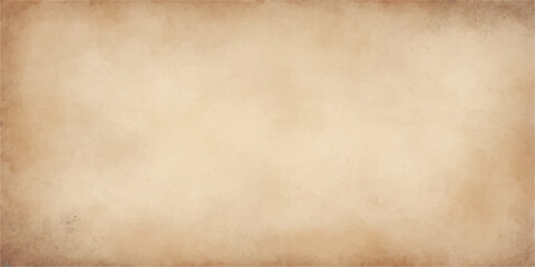 Obraz premium Antique brown parchment paper background texture with vintage grunge and aged sheet pattern design