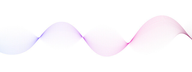 Dynamic gradient wave design with flowing lines for modern backgrounds and effects