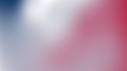 Abstract gradient background blue white red soft blend