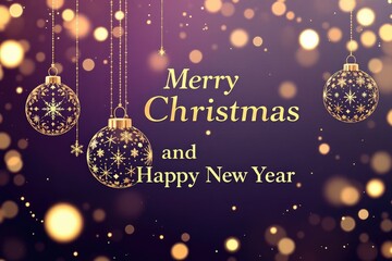 Christmas and new year greeting