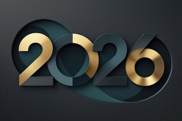 Abstract illustration of the year 2026