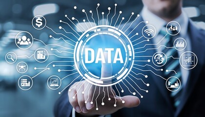 Big data industry 4.0 concept. Industrial modern integration manufacturing engineering technology , development, industry