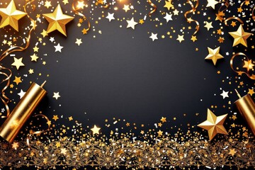 Festive gold celebration background