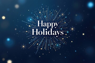 Festive holiday greeting