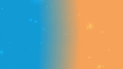 Vertical blend of blue and orange gradient with soft floating glow particles great for worldwide celebration themes and modern digital visuals