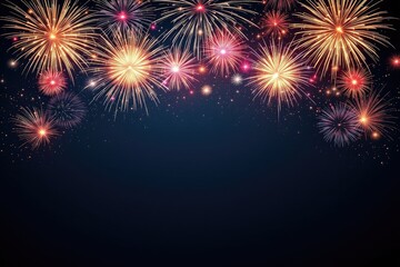 Fireworks display background