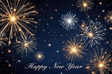 Fireworks display for new years celebration