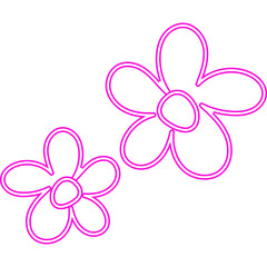 Handdraw Neon Decoration