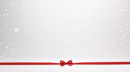 Elegant Christmas Ribbon Background