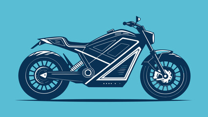 Sleek electric motorcycle concept with modern design, perfect for eco friendly transportation, futuristic vehicle innovation, and sustainable mobility campaigns