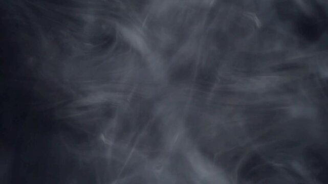 smoke on black background