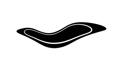 vector illustration of a black pencil isolated on white