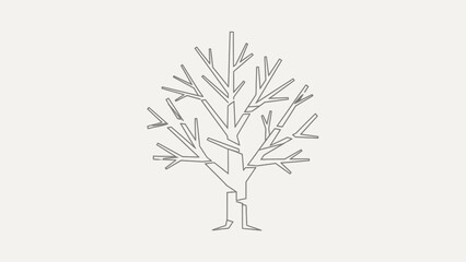 vector illustration of a tree