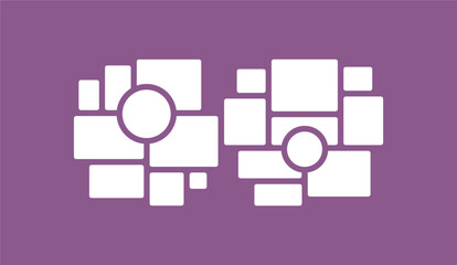 Pictures or photos frame collage layout abstract photo frames and digital photo wall template
