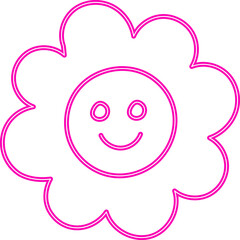 Handdrawn Neon Decoration