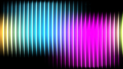 Vibrant Neon Light Bars Spectrum background