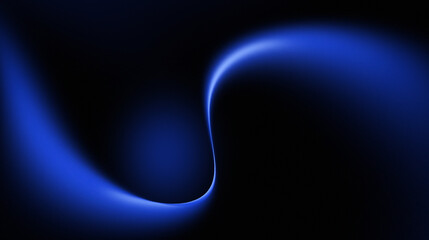 blue and black with a luminous striped pattern