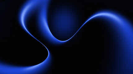 blue and black with a luminous striped pattern