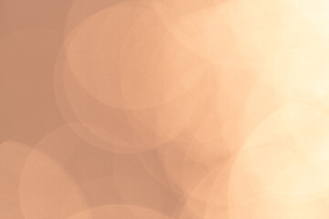 暖色系の背景の玉ボケ	