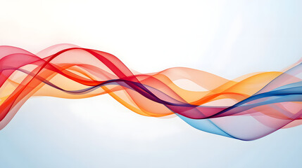 Naklejka premium Colorful Flowing Abstract Wave Background in Gradient Motion