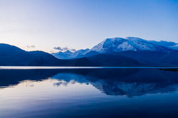 Glacier Seracs on Muztagh Ata Under Dramatic Light
