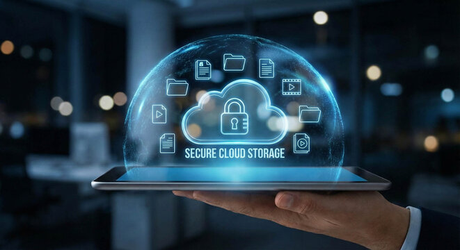 Experience secure cloud storage with advanced encryption technology on your tablet for seamless data protection and file management anytime anywhere