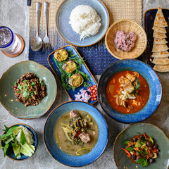 Southern Thai Cuisine in restaurant
