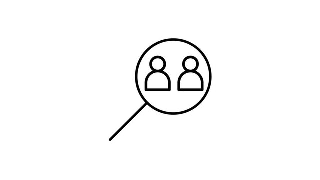 A magnifying glass icon, commonly used to indicate search features or focus.