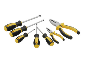 Essential screwdriver and pliers set for home repairs and professional projects, a must-have for DIY enthusiasts and skilled tradesmen ensuring reliable performance