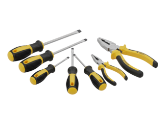 Essential screwdriver and pliers set for home repairs and professional projects, a must-have for DIY enthusiasts and skilled tradesmen ensuring reliable performance