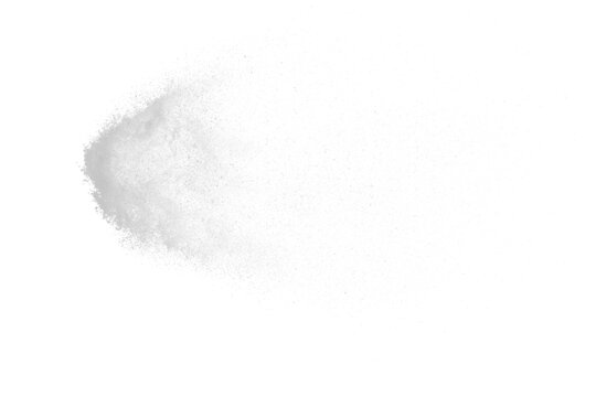 a white flying snow on the transparent background - Powered by Adobe