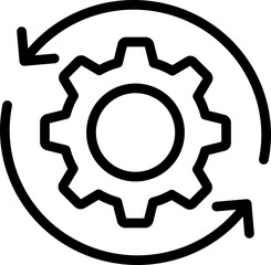 Development Cycle Line Icon